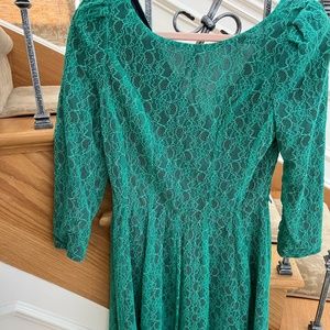 Beautiful Lace Dress in Green